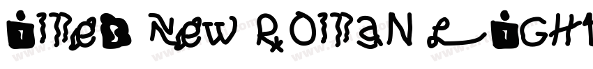 imes New Roman Light字体转换